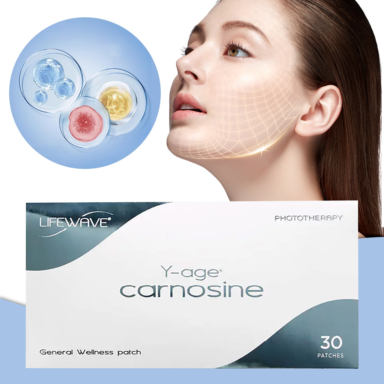 Y-age Carnosine Lifewave - Patch - Non-Invasive Wellness Support